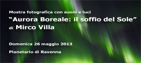 2013 - Aurora Boreale: il soffio del Sole