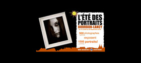 2010 – L'ete des portraits a Bourbon-Lancy – slide show projected on the walls of the city